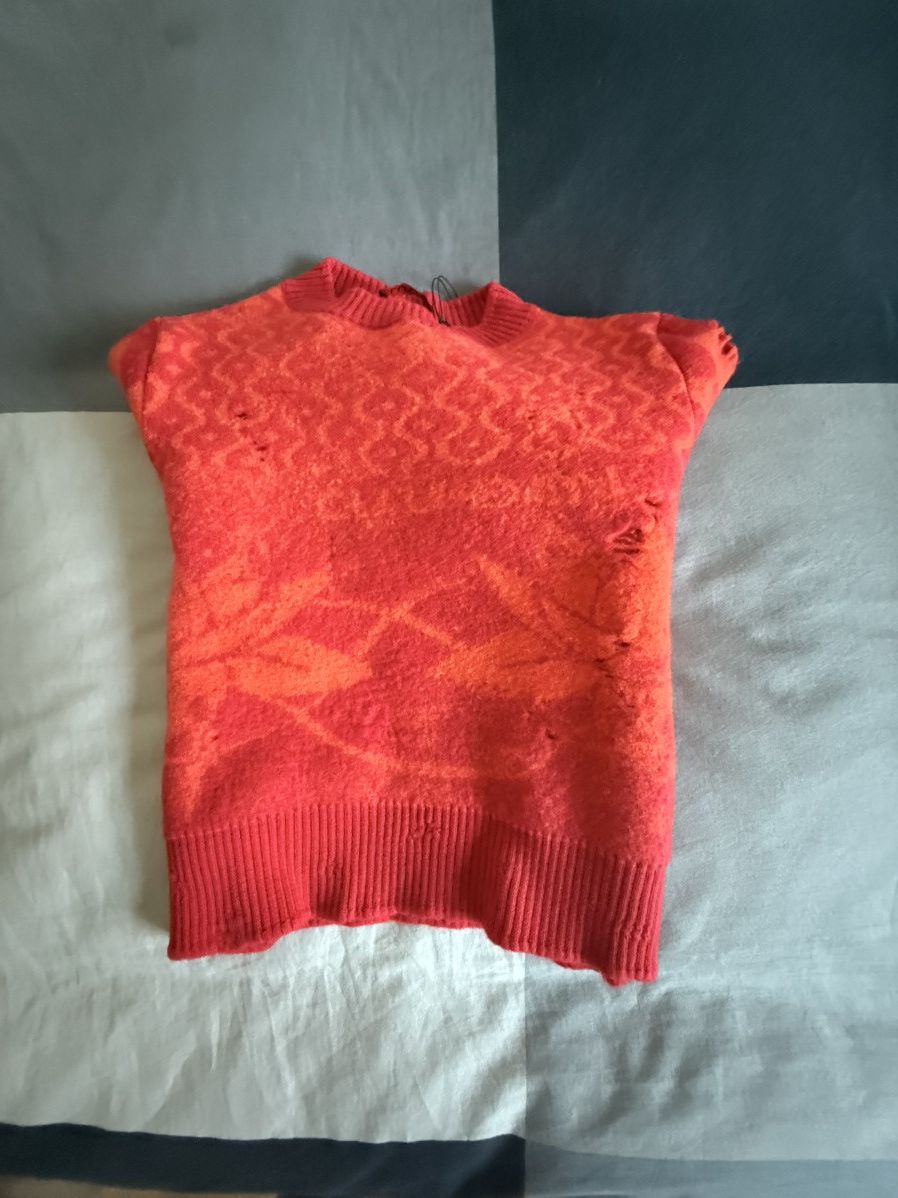 LUU DAN LU'U DAN Orange & Red Shrunk Sweater Size US S / EU 44-46 / 1 - 9 Thumbnail