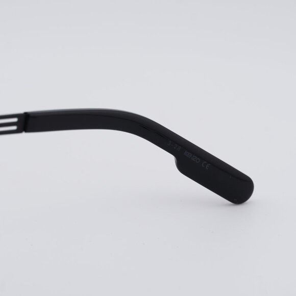 Kenzo Kenzo KZ50015U 001 Eyeglasses Shiny Black 51mm Round Frame Size ONE SIZE - 9 Thumbnail