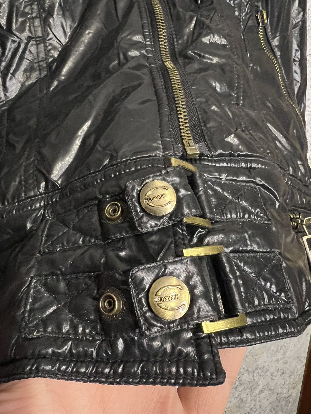 Just Cavalli × Vintage Just Cavalli Light Padded Jacket Size L / US 10 / IT 46 - 5 Thumbnail