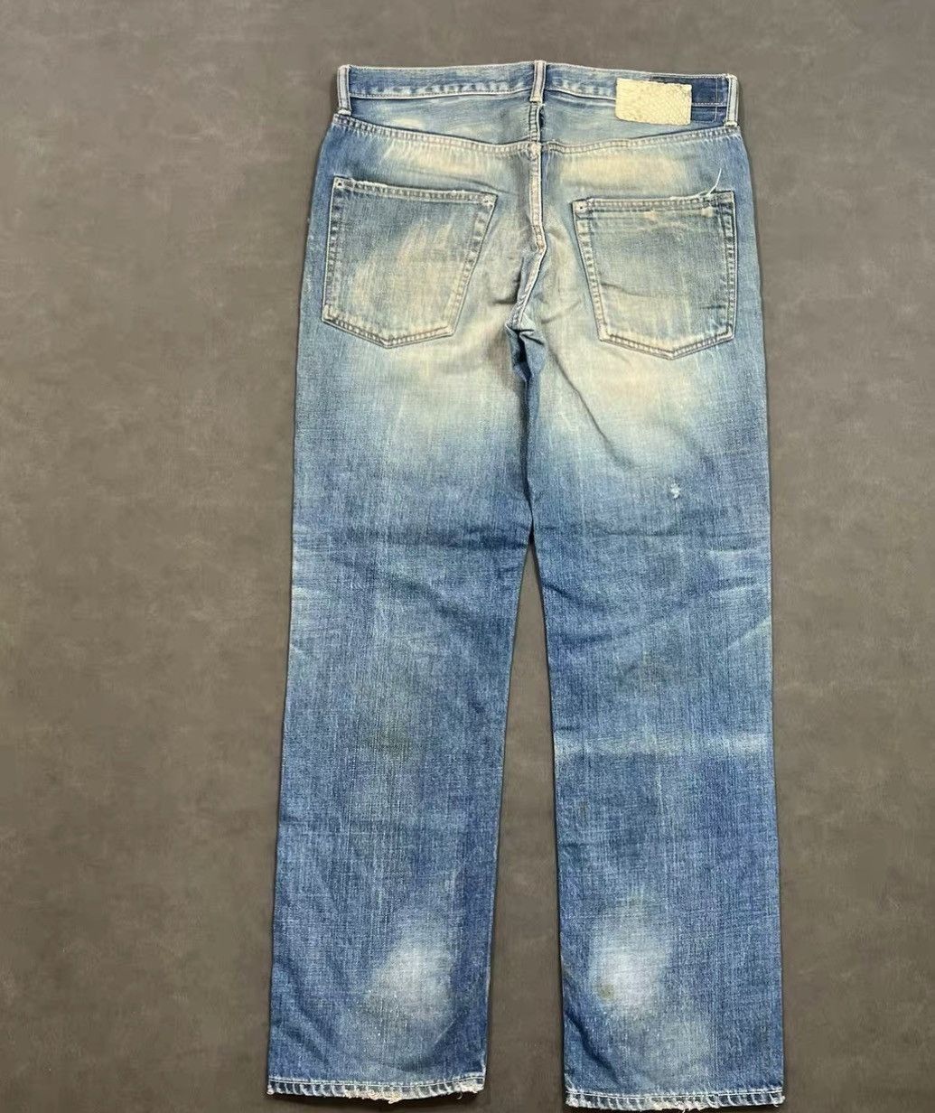 Visvim Blue Distressed Denim Jeans Size 34 Size US 34 / EU 50 - 2 Thumbnail