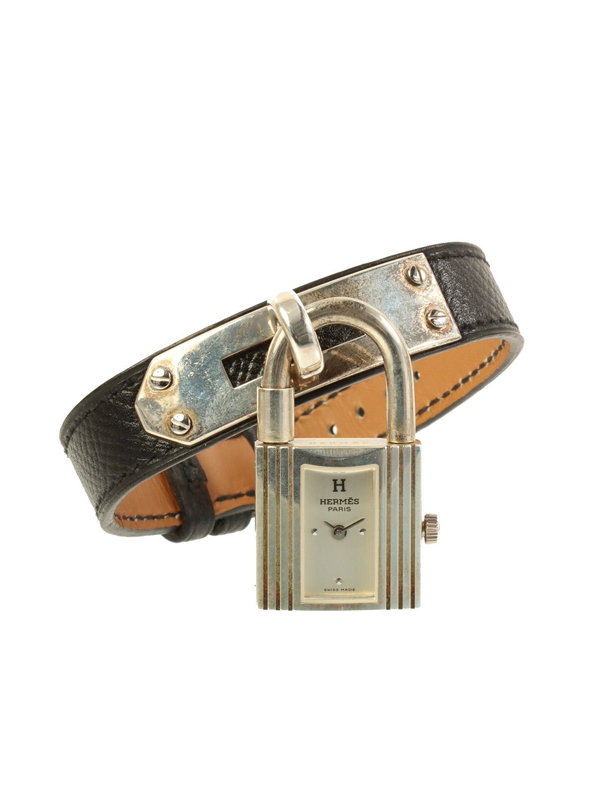 image of Hermes 1996 Made Kelly Watch Black, Women's