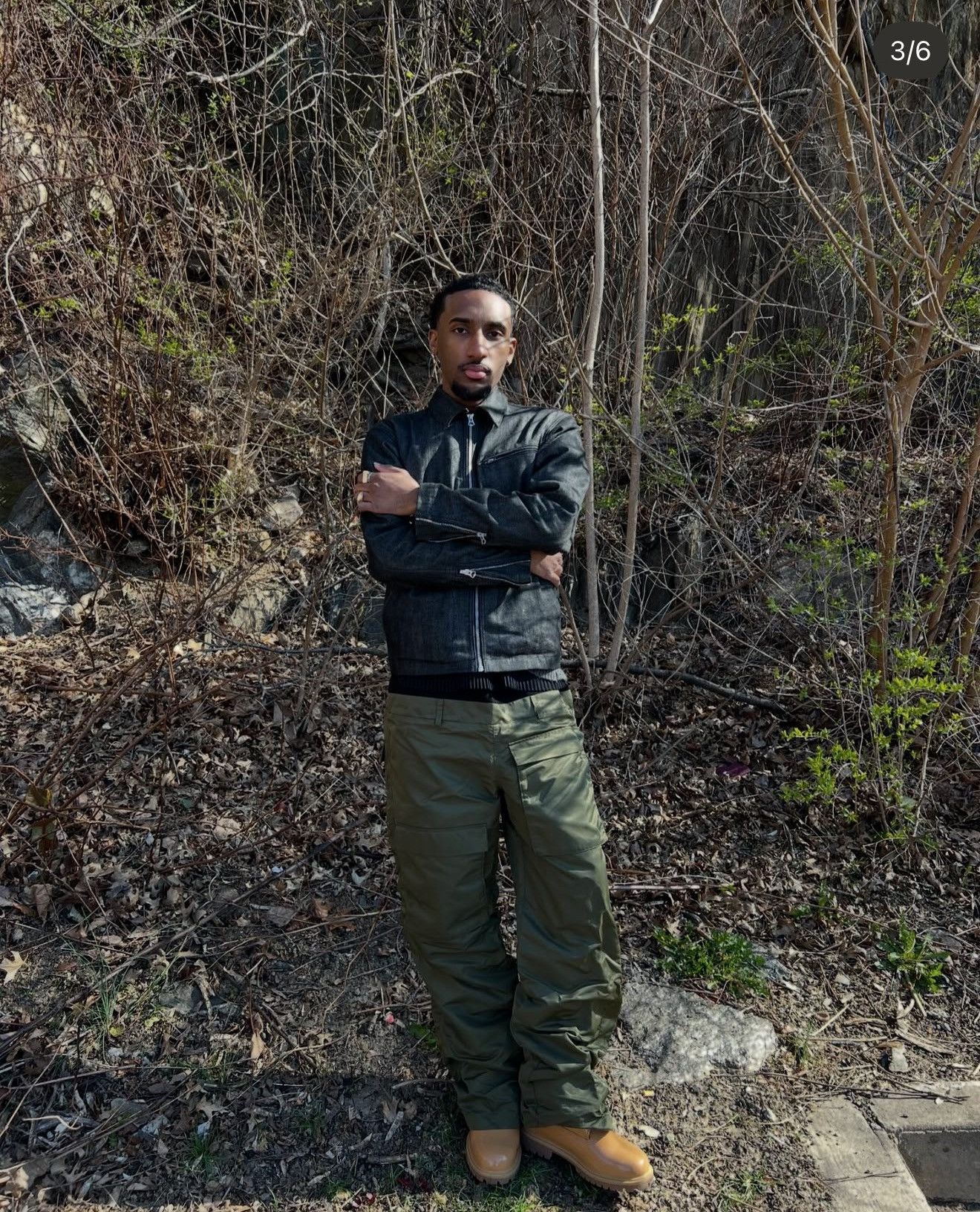 SPENCER BADU Green cargo pants Size US 32 / EU 48 - 3 Thumbnail