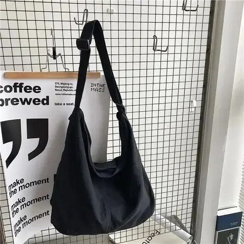 Japanese Brand Shoulder Bag Large Canvas Crossbody y2k military Size ONE SIZE - 4 Thumbnail