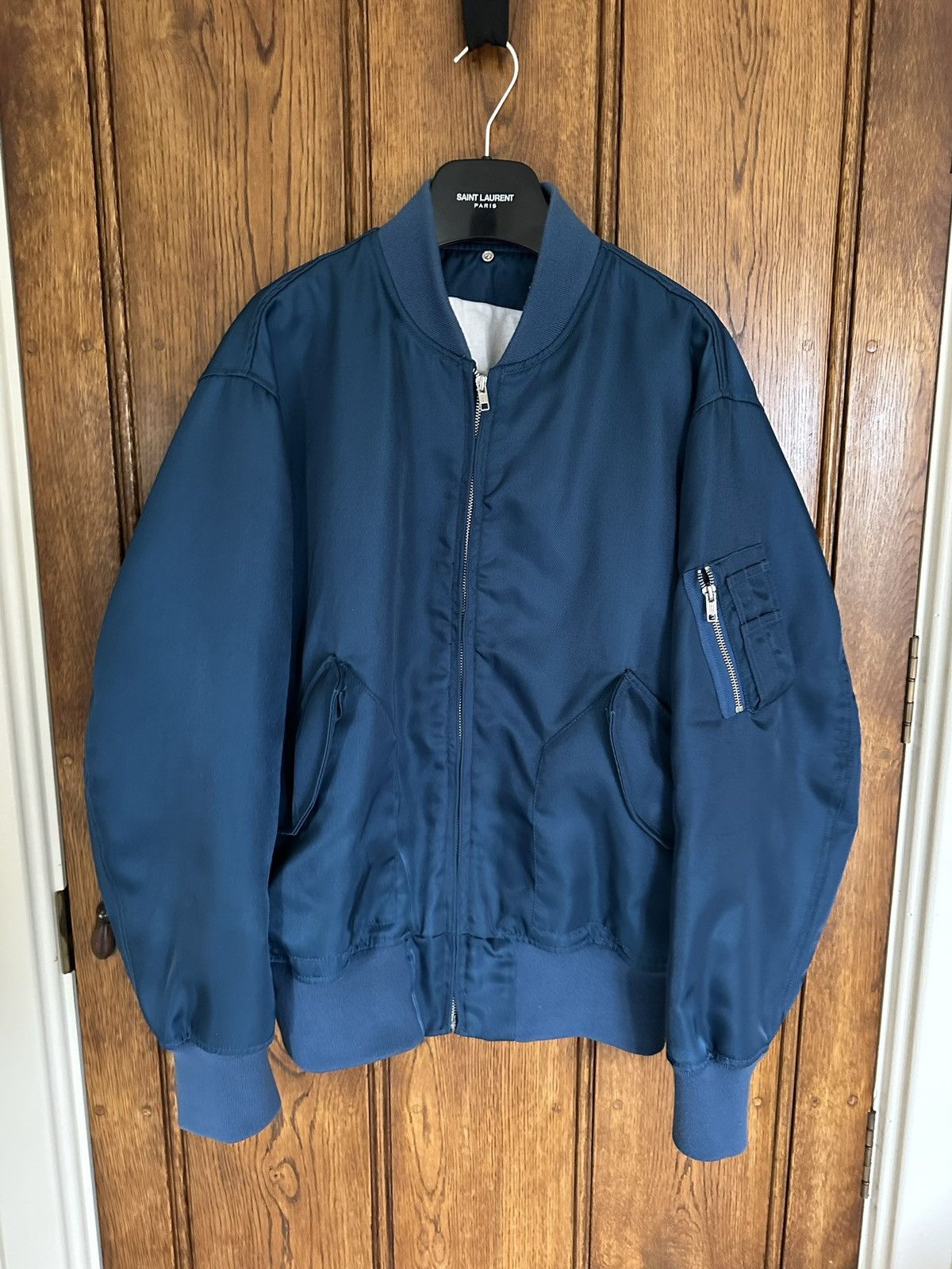 Calvin Klein 205W39NYC SS18 CK205w39nyc blue bomber jacket Raf Simons Grail Size US M / EU 48-50 / 2 - 3 Thumbnail