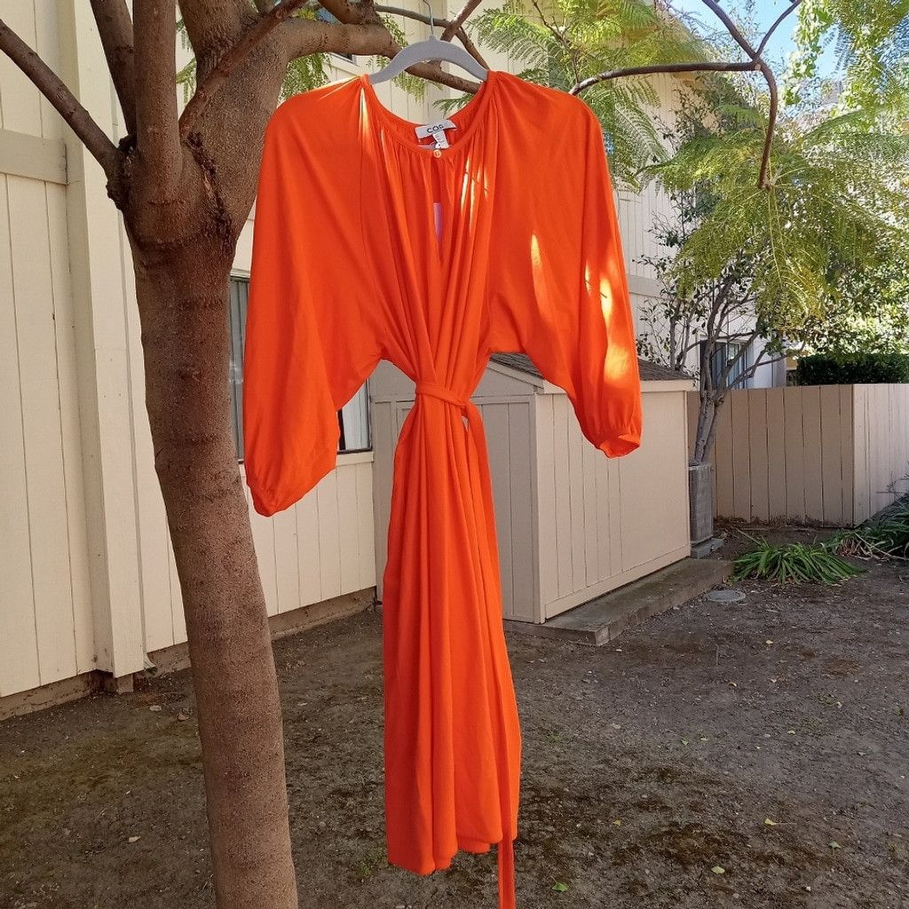 Cos NWT COS Belted Puff-Sleeved Dress Size M / US 6-8 / IT 42-44 - 6 Thumbnail