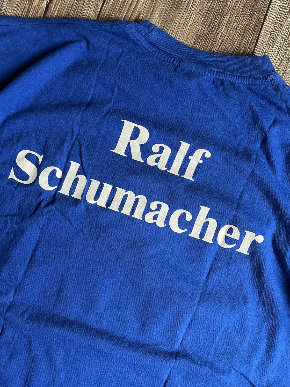 Formula 1 × Vintage Vintage 90s Ralf Schumacher BMW Williams F1 Racing Team Tee Size US XXL / EU 58 / 5 - 13 Thumbnail