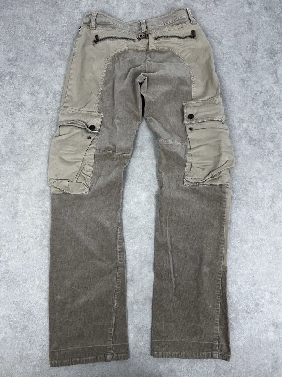 Jean Paul Gaultier 2000s Jean Paul Gaultier Beige Multi Pockets Cargo Aviator Velvet Pants Size US 30 / EU 46 - 5 Thumbnail