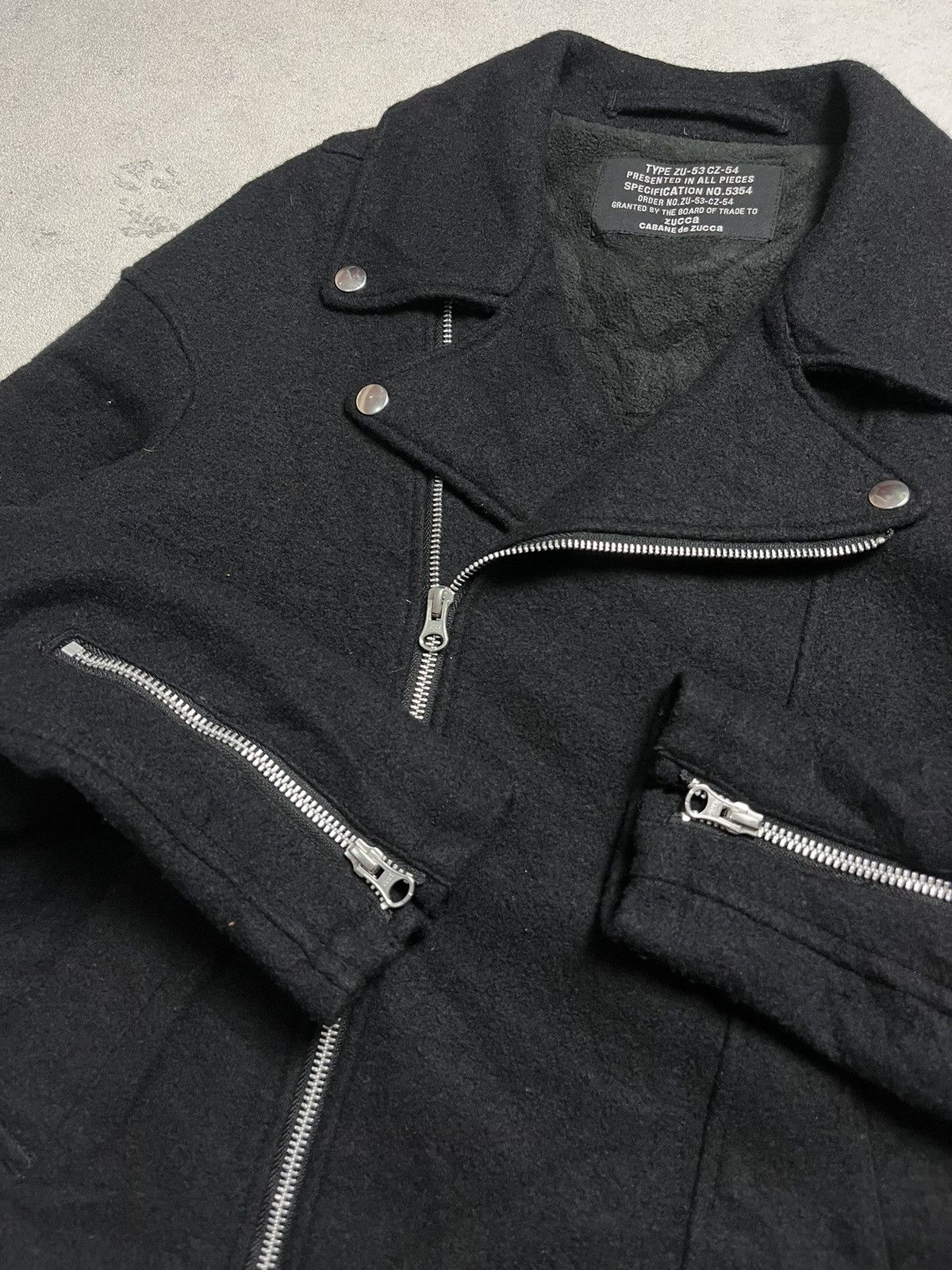 CABANE de ZUCCa × Issey Miyake Vintage Cabane De Zucca Wool Jacket Size US M / EU 48-50 / 2 - 5 Thumbnail