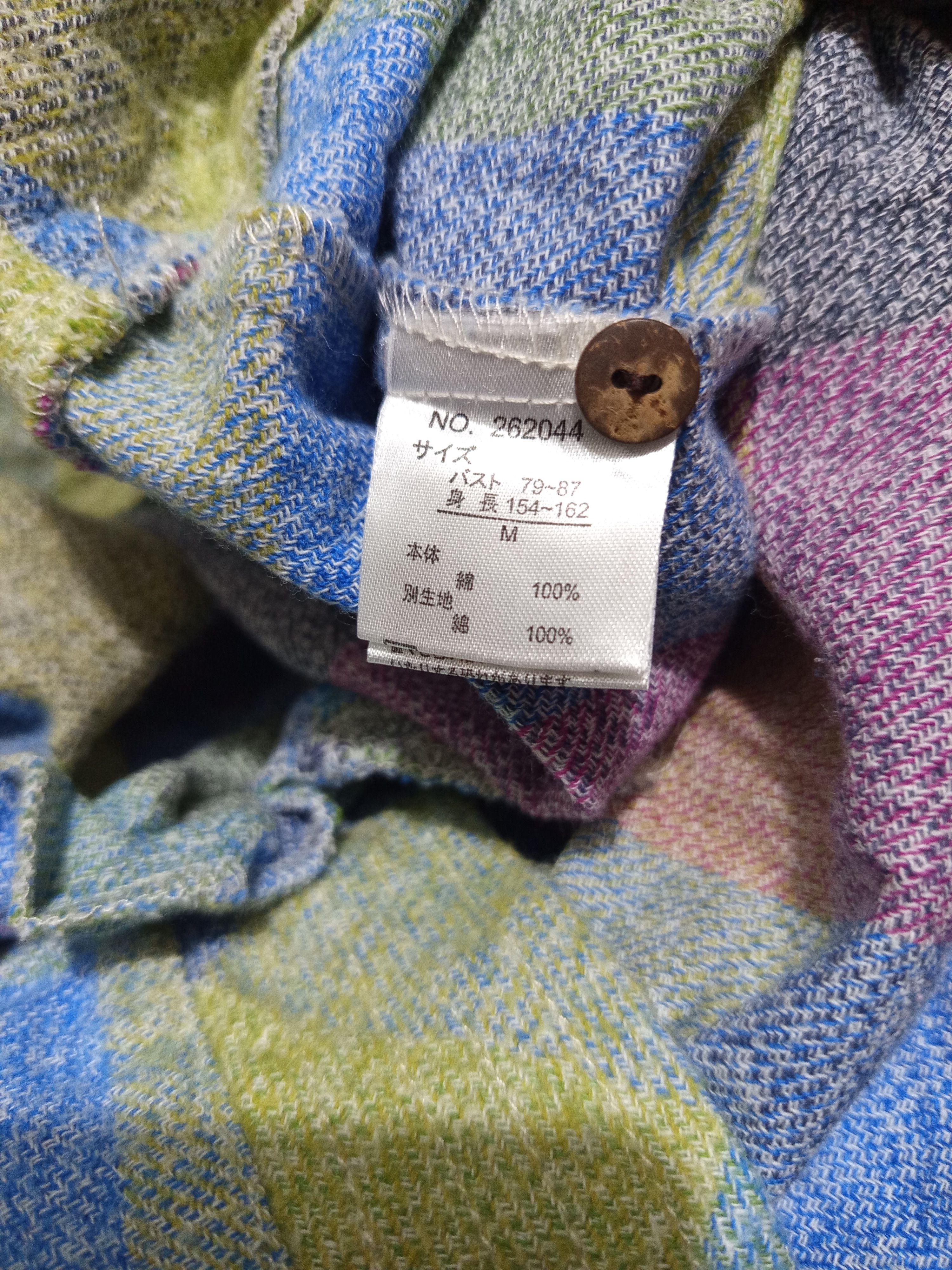 Japanese Brand Vintage Quelle Chance Pastel Plaid Pullover Shirt Size M / US 6-8 / IT 42-44 - 12 Thumbnail