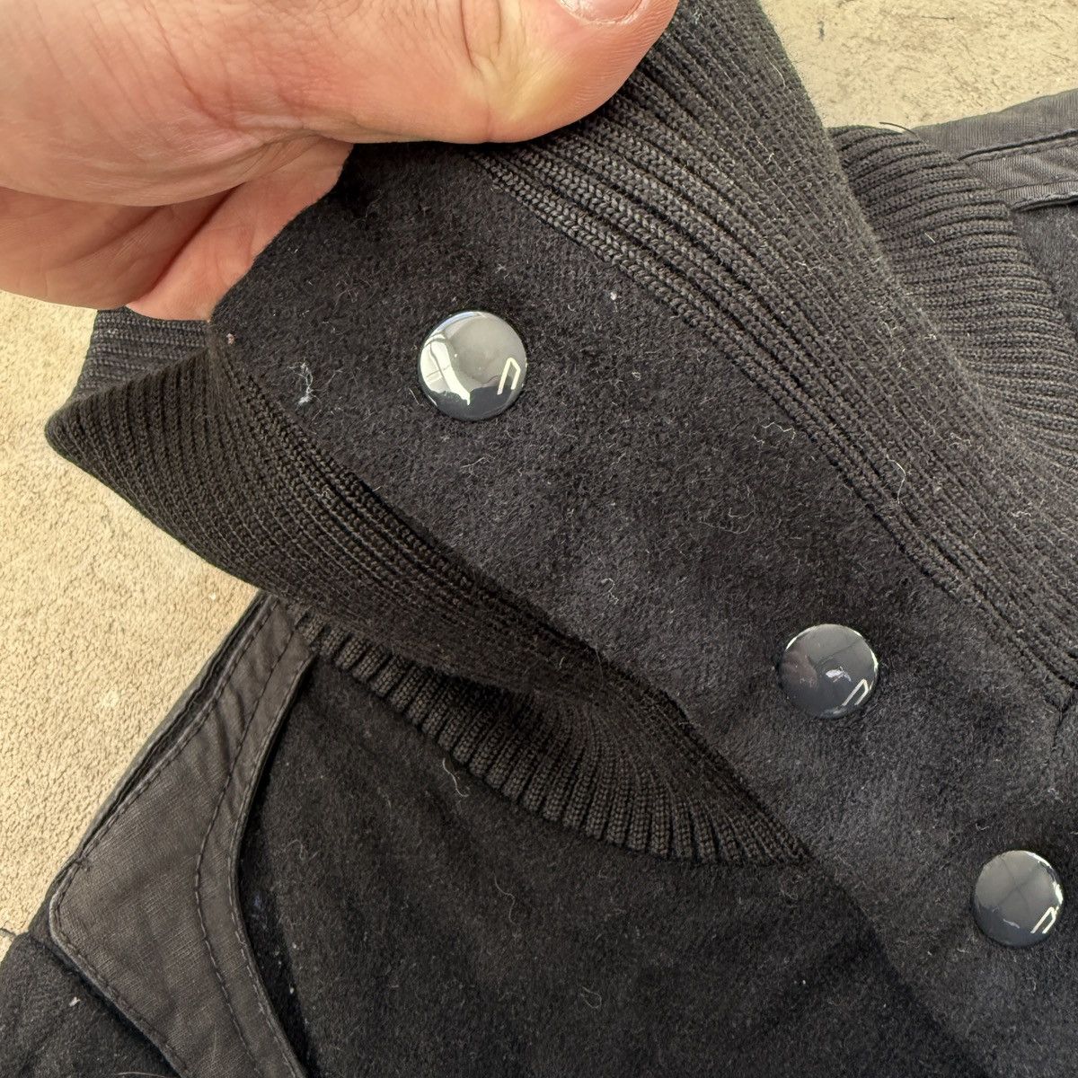 Diesel Vintage Diesel Wool Coat Black Size M / US 6-8 / IT 42-44 - 3 Thumbnail