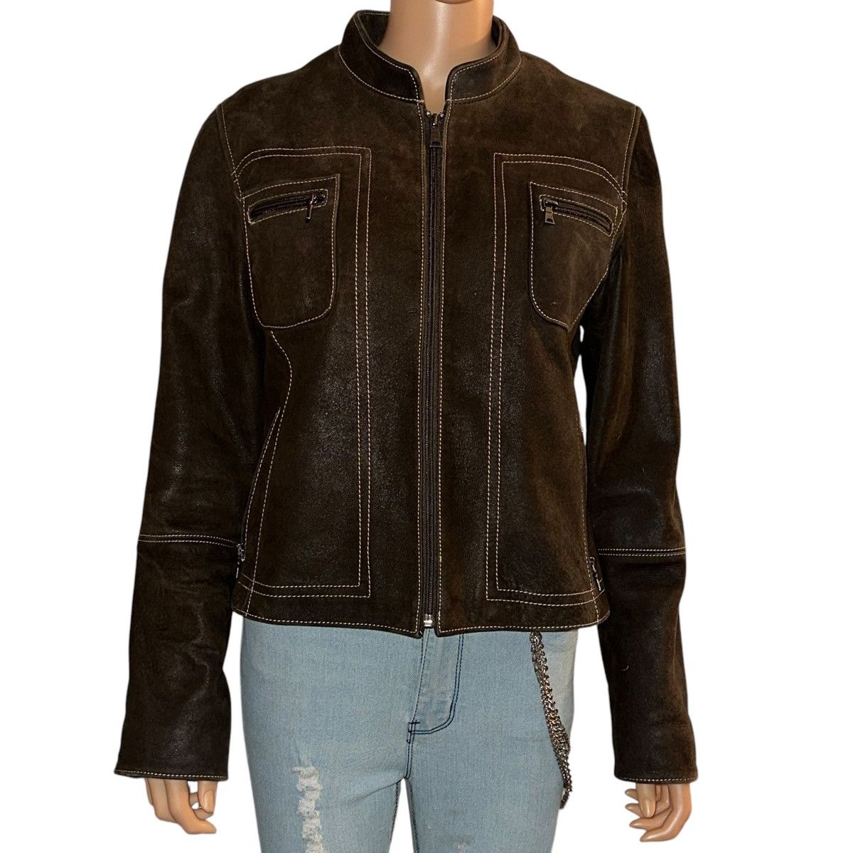 Other Knoles & Carter brown leather jacket Size XL / US 12-14 / IT 48-50 - 1 Thumbnail