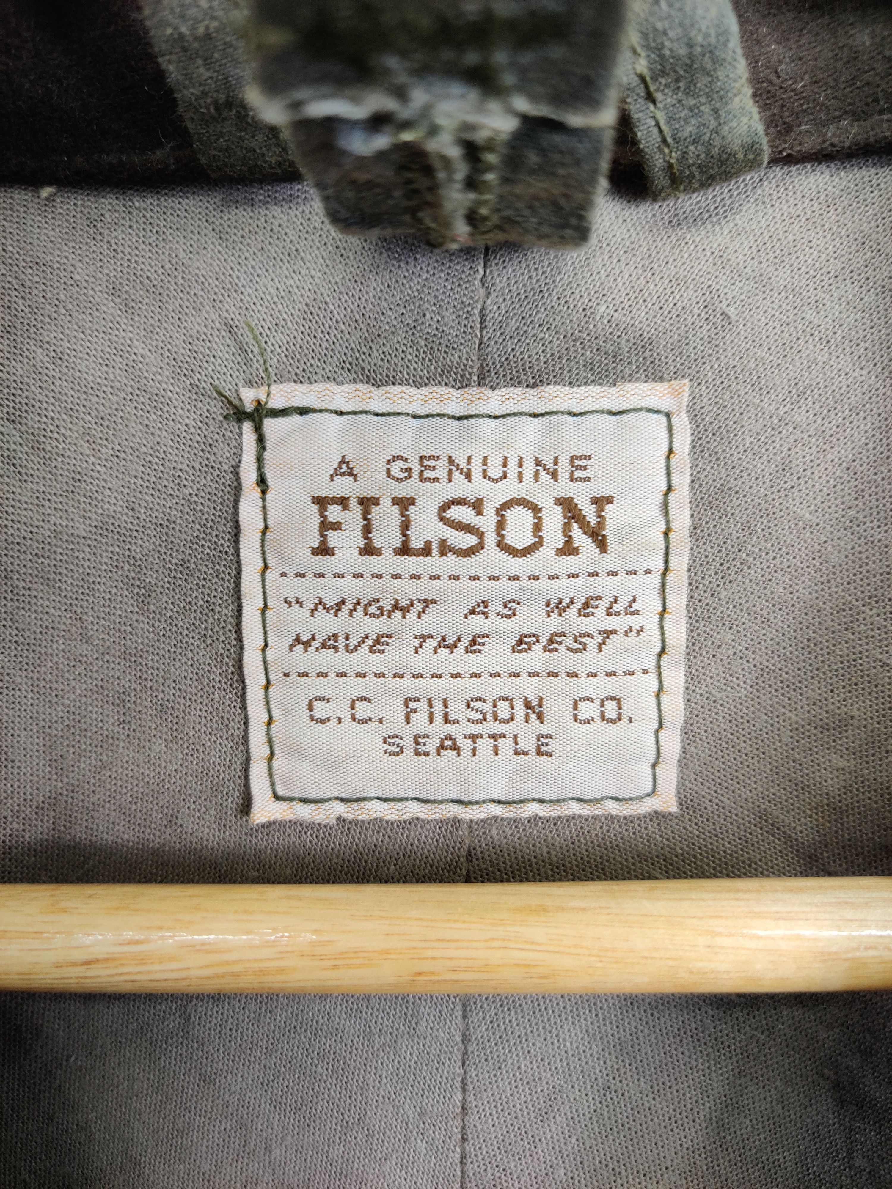 Filson Vintage Filson Co Seattle Waxed Jacket Size US XL / EU 56 / 4 - 14 Thumbnail