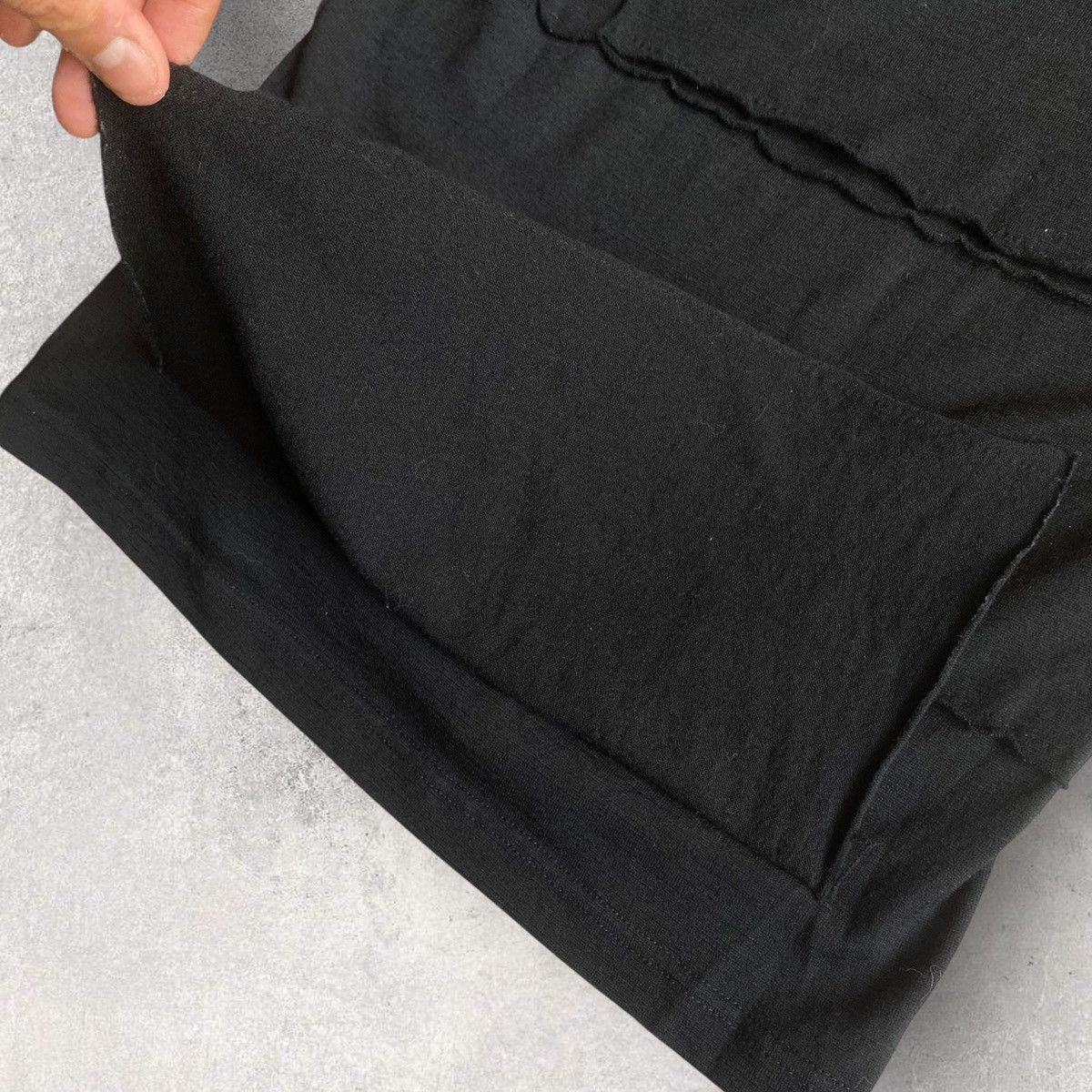 Undercover Vintage “Leaf” AW97-98 Stretch Wool PatchWork T Shirt Size US S / EU 44-46 / 1 - 4 Thumbnail