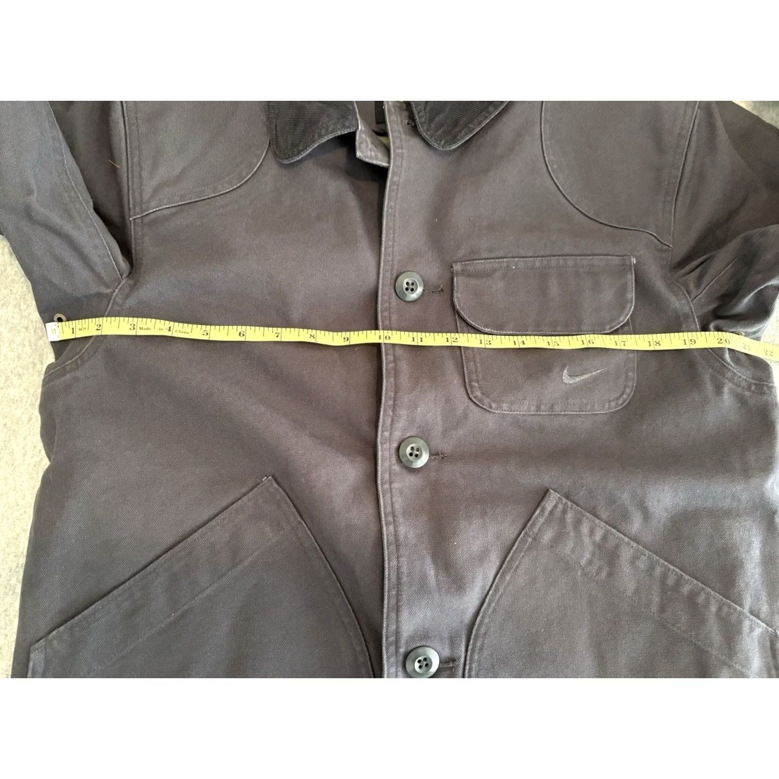 Nike Nike Life Flannel-Lined Barn Coat Jacket Anthracite Mens XS NWT Quilted Coat Size US XS / EU 42 / 0 - 6 Thumbnail
