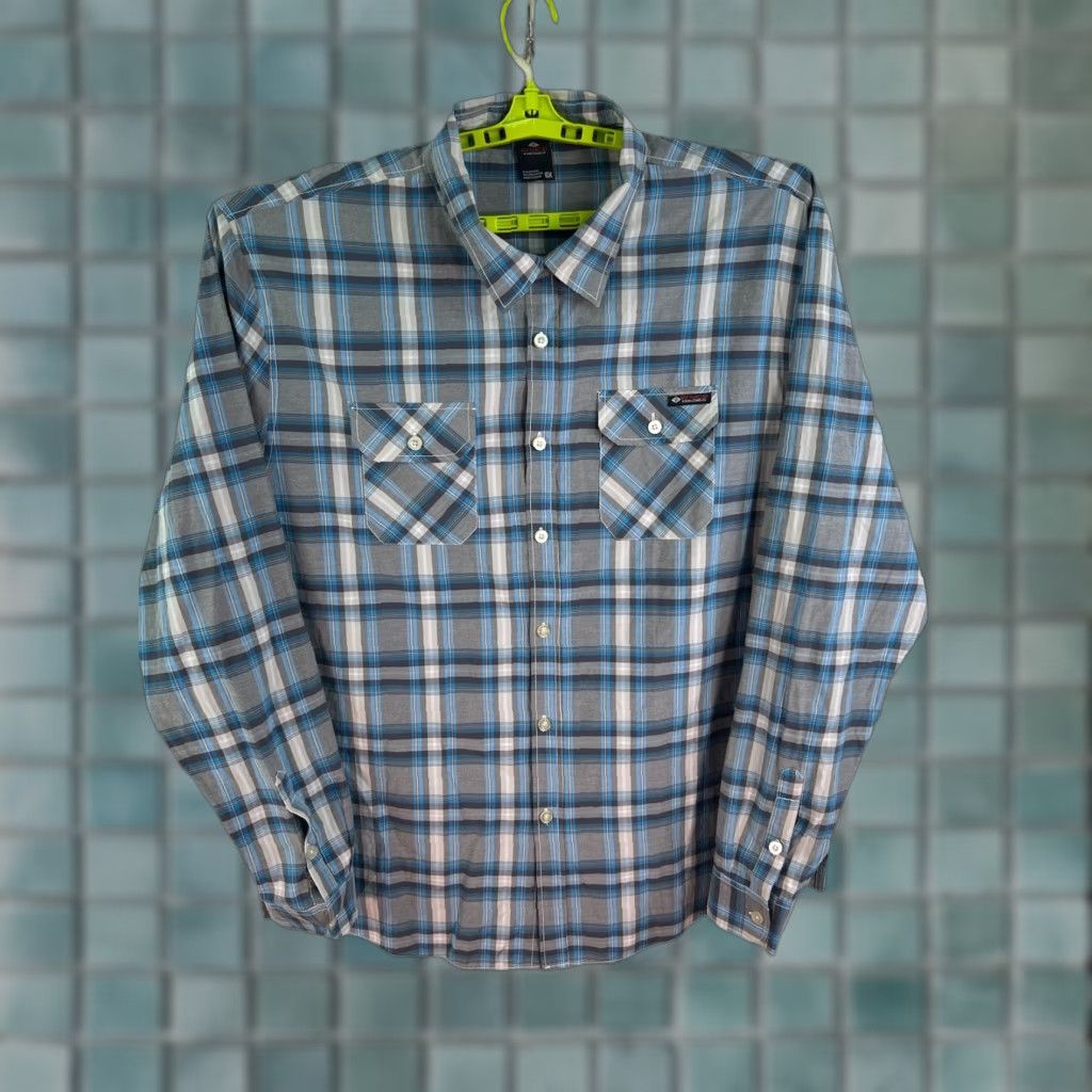 Enyce enyce Shirt Mens 6X Blue Cotton Button-Up Casual Big & Tall Classic Mens Size US XXL / EU 58 / 5 - 1 Thumbnail