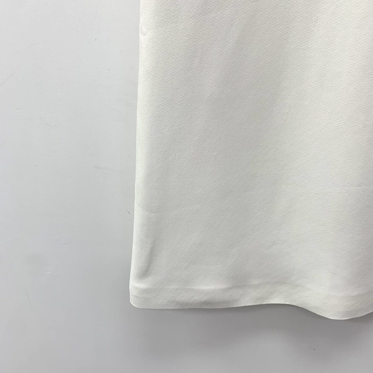 Miu Miu Miu Miu White Rhinestone Lapel Short Sleeve Dress K26WX Size S / US 4 / IT 40 - 4 Thumbnail