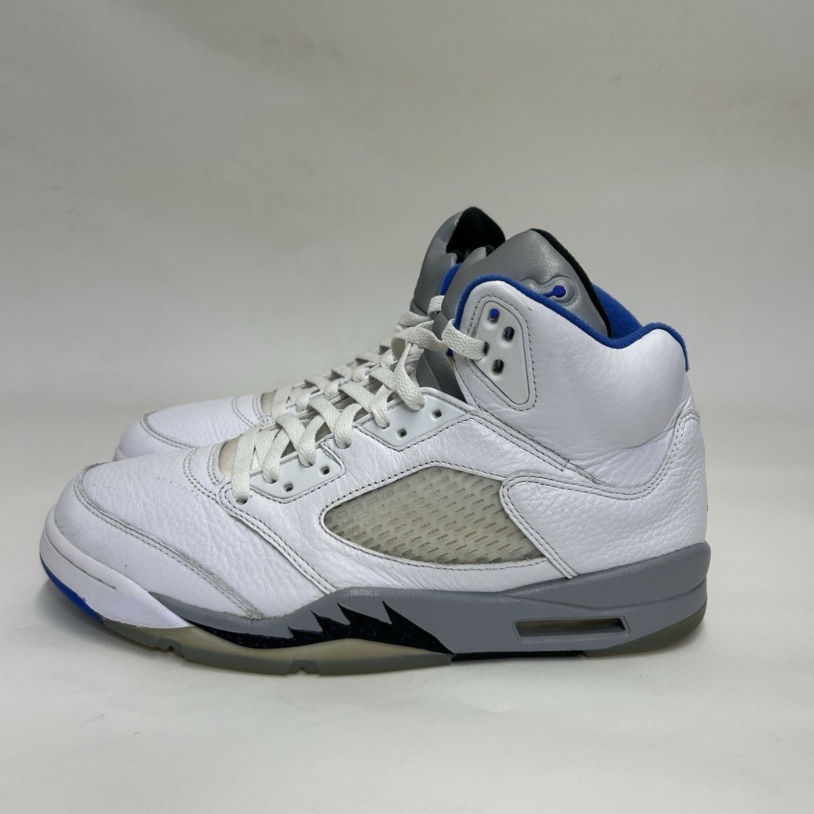 Jordan Brand Nike Air Jordan 5 Retro “Stealth 2.0/White Blue Grey” Size US 10.5 / EU 43-44 - 6 Thumbnail