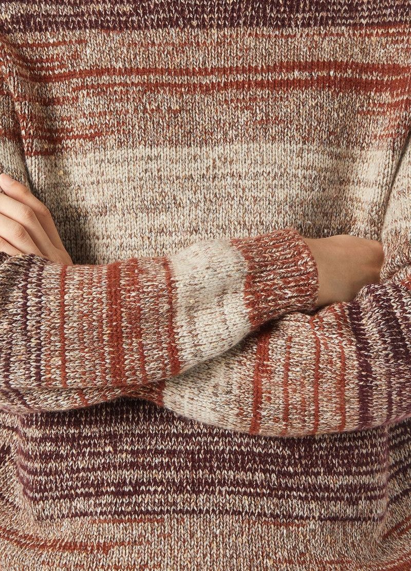 Loro Piana o1w1db10226 FAO9799 Ispra Crewneck Sweater in Multicolor Size US XL / EU 56 / 4 - 3 Thumbnail
