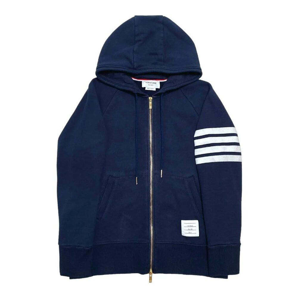 Thom Browne Thom Browne 4 Bar Hoodie Sweater Size 3 Size US L / EU 52-54 / 3 - 1 Thumbnail