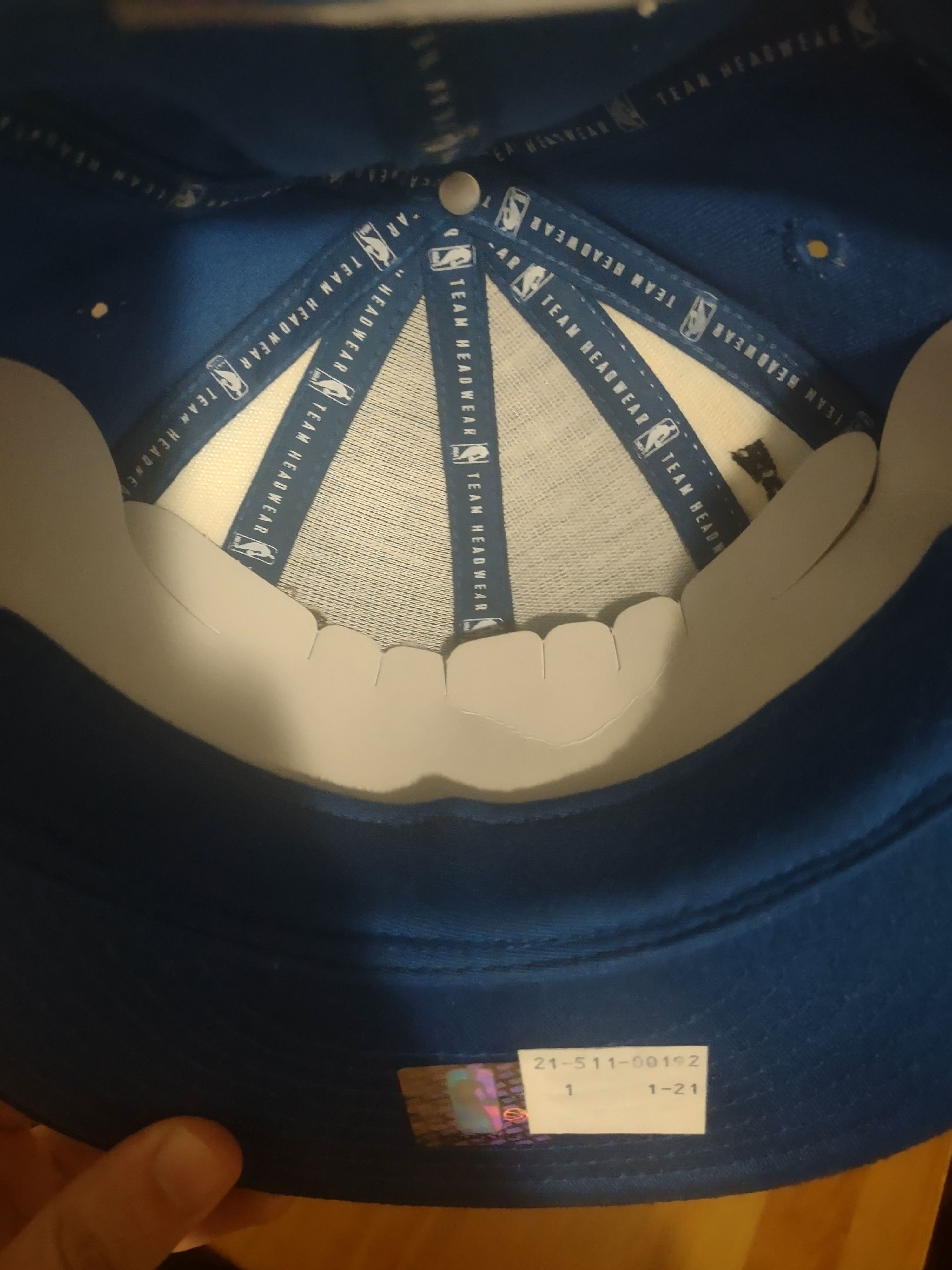 NBA × Reebok × Vintage Y2K Washington Wizards 2001 Pinwheel Fitted Hat Size 7 1/4 Size ONE SIZE - 4 Thumbnail