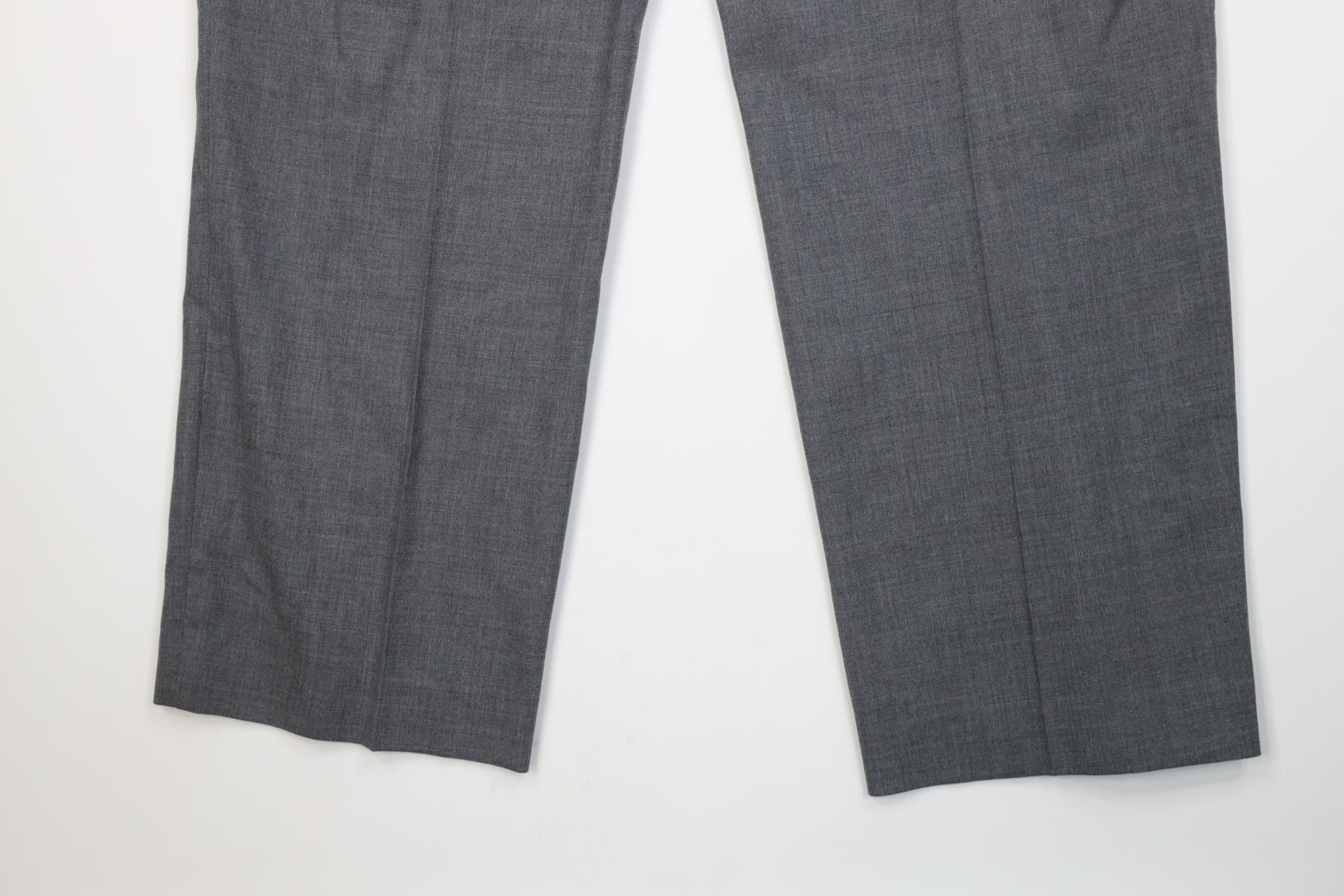 Lands' End Vintage 90s Lands End Wide Leg Chino Pants Heather Gray USA Size US 36 / EU 52 - 12 Thumbnail