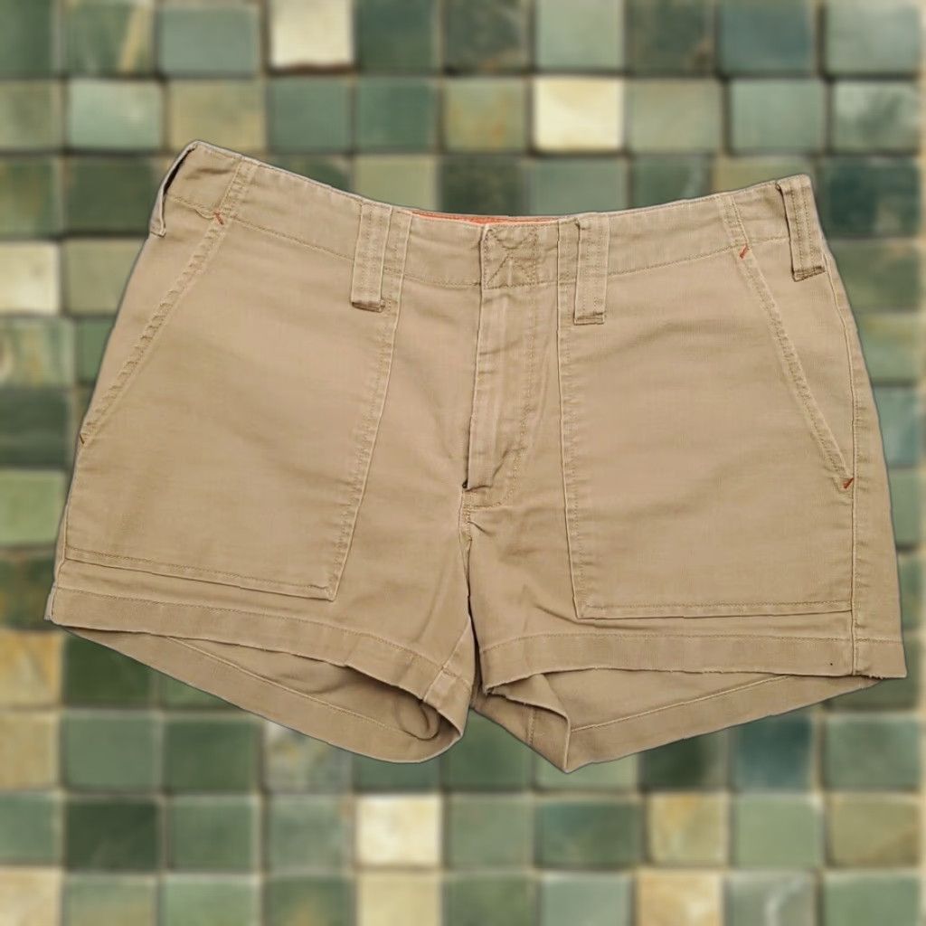 Abercrombie & Fitch VINTAGE Abercrombie & Fitch Shorts Womens 4 Canvas Chino Utility Military Y2K 90s Size 27" / US 4 / IT 40 - 1 Thumbnail