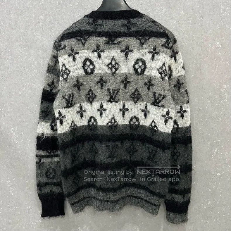 Louis Vuitton Louis Vuitton Old Floral Contrast Mohair Cardigan Jacket Size US S / EU 44-46 / 1 - 2 Thumbnail