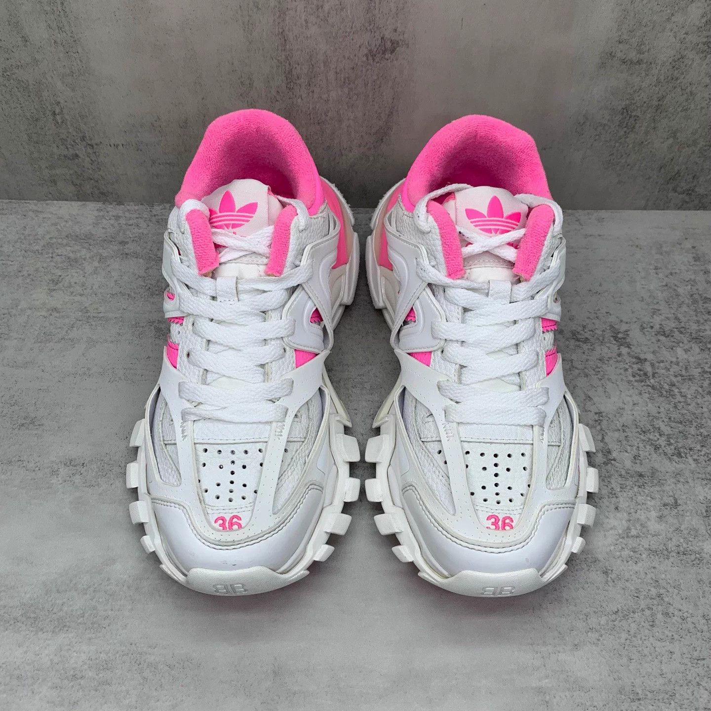 Balenciaga Balenciaga Track x Adidas White/Pink 36 EU 98 New LX1261 Size US 5.5 / IT 35.5 - 4 Thumbnail