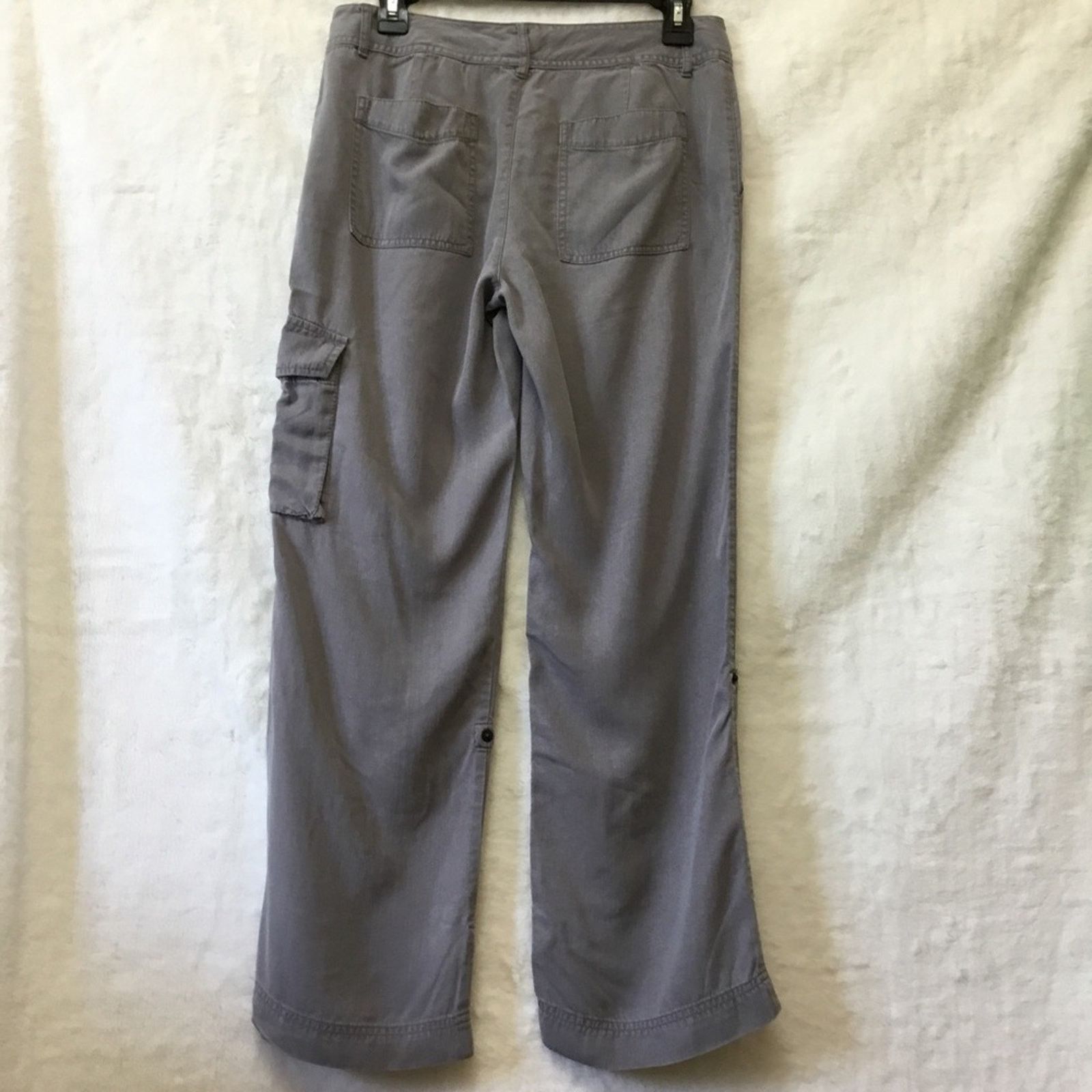 Coldwater Creek Coldwater Creek Gray with Bottom Button Up Pants Size 30" / US 8 / IT 44 - 5 Thumbnail