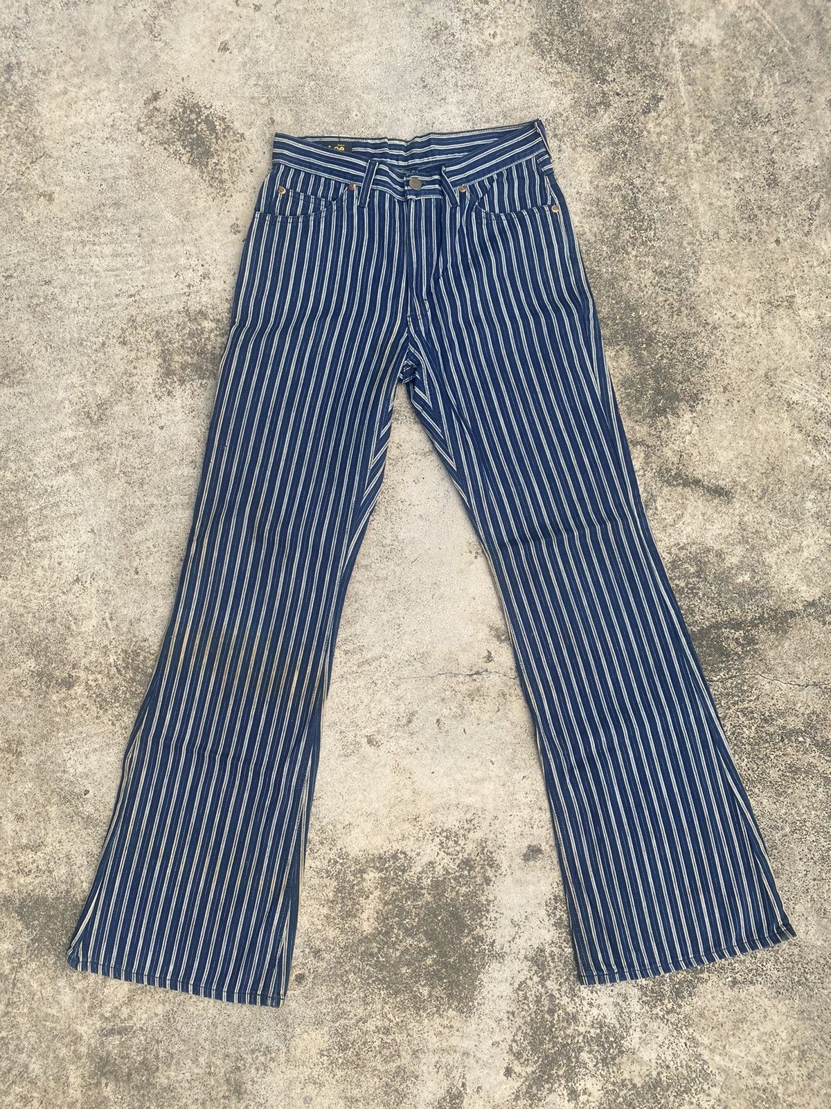Lee × Vintage Vintage Flare Jeans Lee Hikory Sanforized Shrunk Size US 30 / EU 46 - 3 Thumbnail