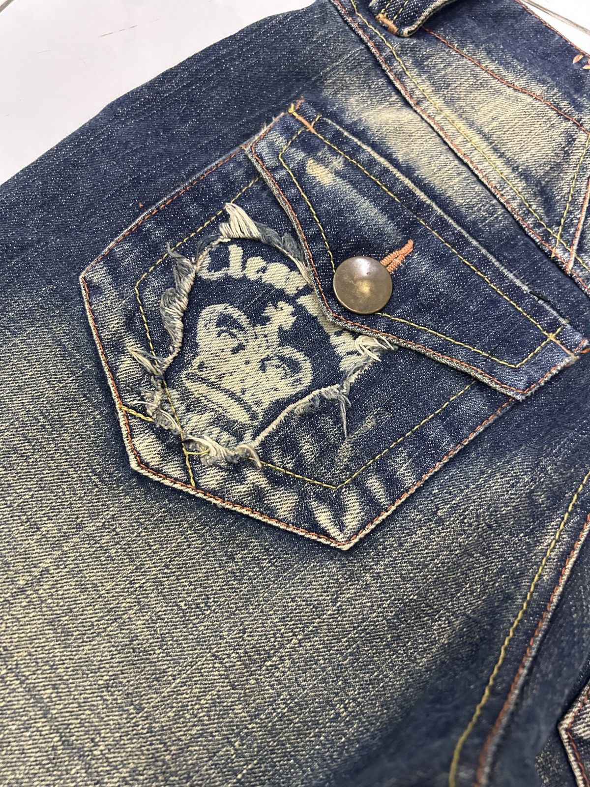 Japanese Brand × Vintage Vintage Japanese Denim Mud Wash Jeans Size US 32 / EU 48 - 12 Thumbnail
