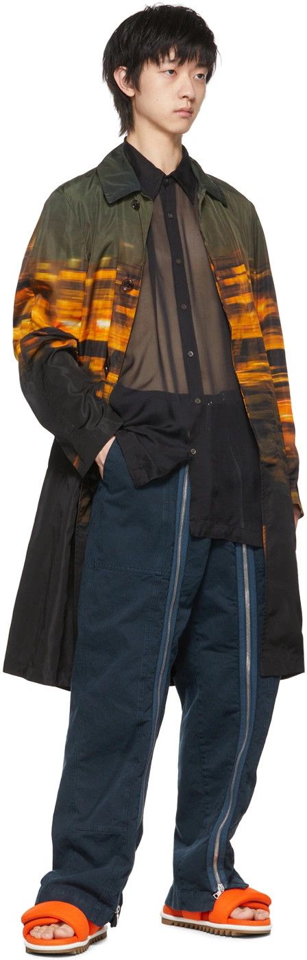 Dries Van Noten o1tko11224 Printed Coat in Multicolor Size US S / EU 44-46 / 1 - 3 Thumbnail