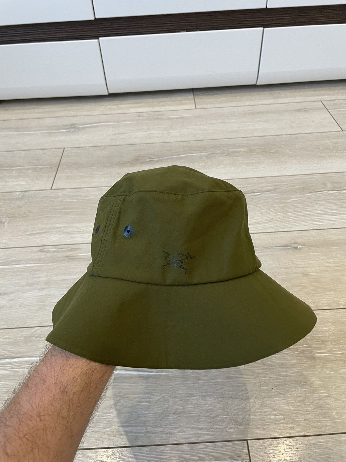Arc'teryx Arc’teryx Sinsola Bucket Hat Sz S-M Khaki Nylon Size ONE SIZE - 1 Thumbnail