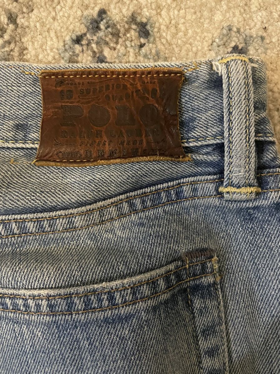 Polo Ralph Lauren Organically Distressed Classic Fit 867 Jean Size US 34 / EU 50 - 8 Thumbnail