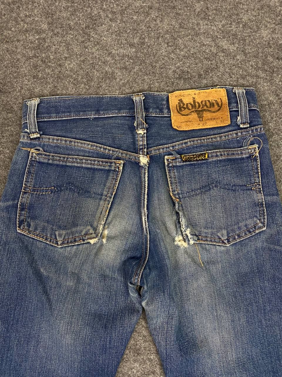 Japanese Brand vintage bobson bootcut flare distressed denim Size US 29 - 3 Thumbnail