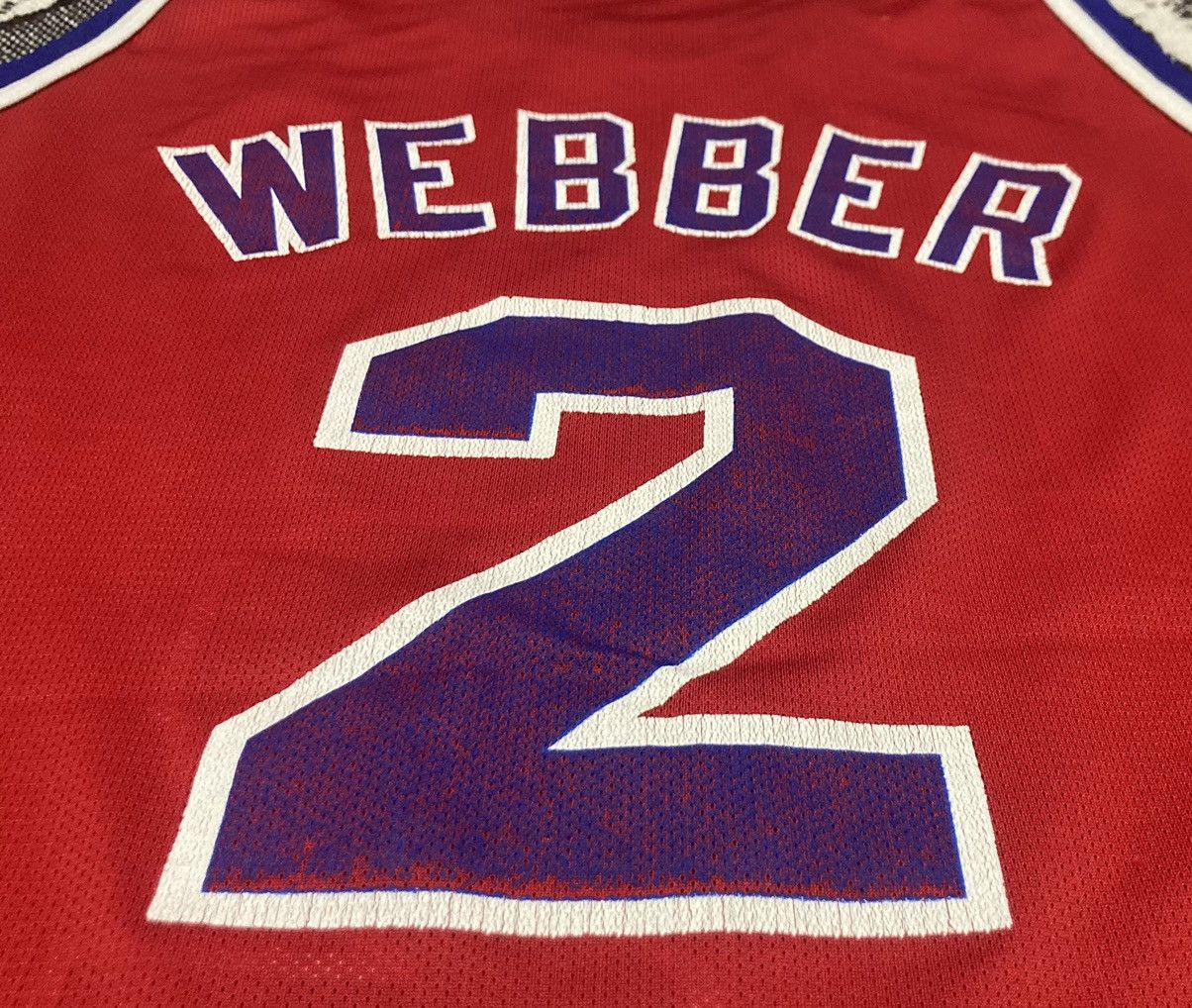 Champion × NBA × Vintage VTG 90’s Washington Bullets Chris Webber NBA Jersey Champion Size US XL / EU 56 / 4 - 9 Thumbnail