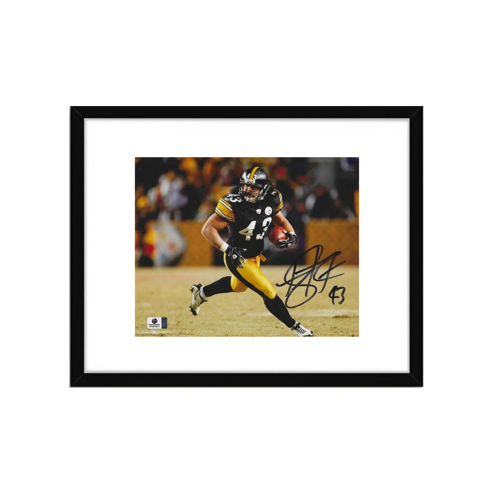 Other Troy Polamalu Steelers Autographed 8x10 Photo coa w/frame Size ONE SIZE - 2 Thumbnail