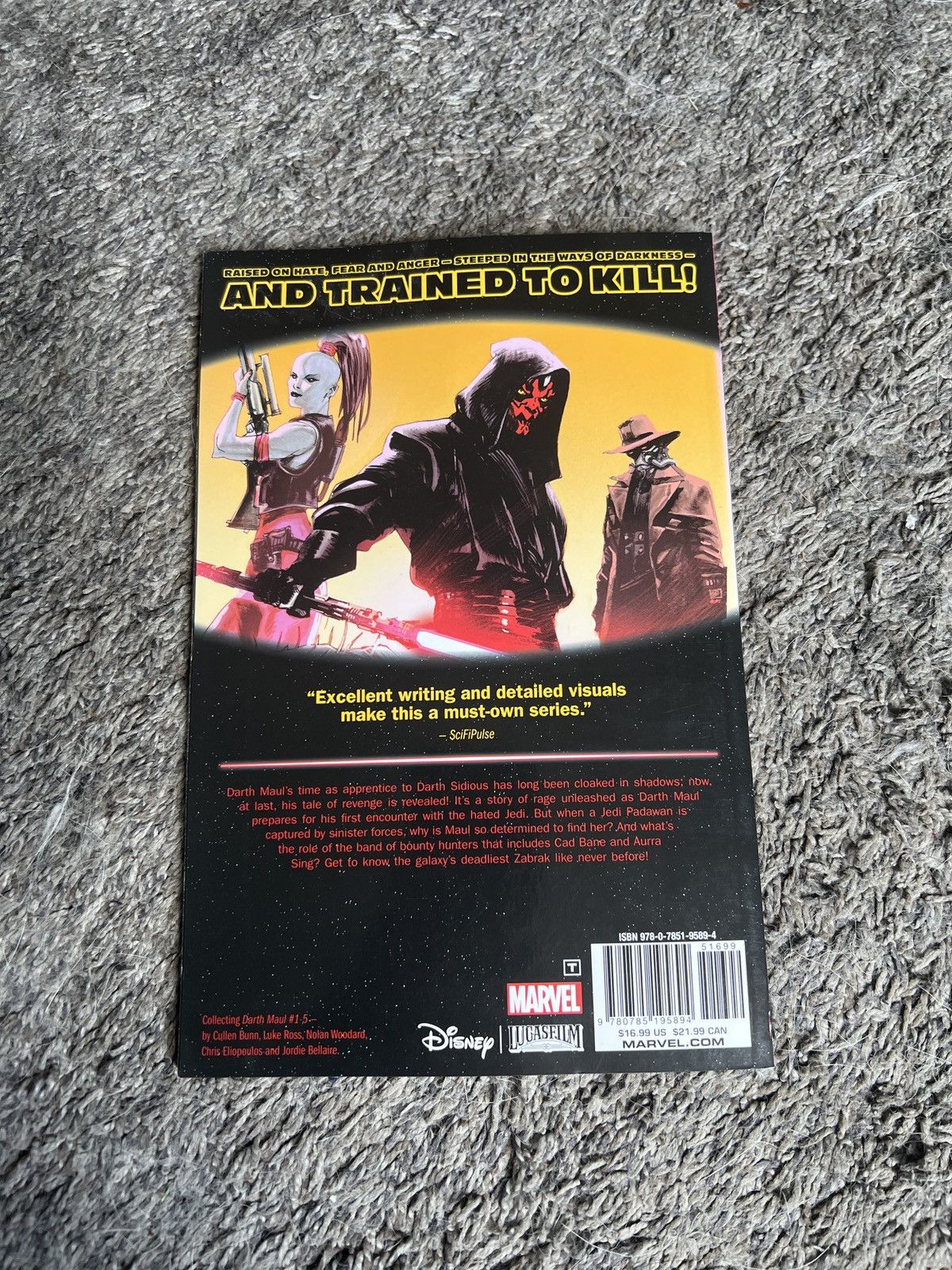 Star Wars 2023 Marvel Comics Star Wars: Darth Maul Comic Book Size ONE SIZE - 2 Thumbnail
