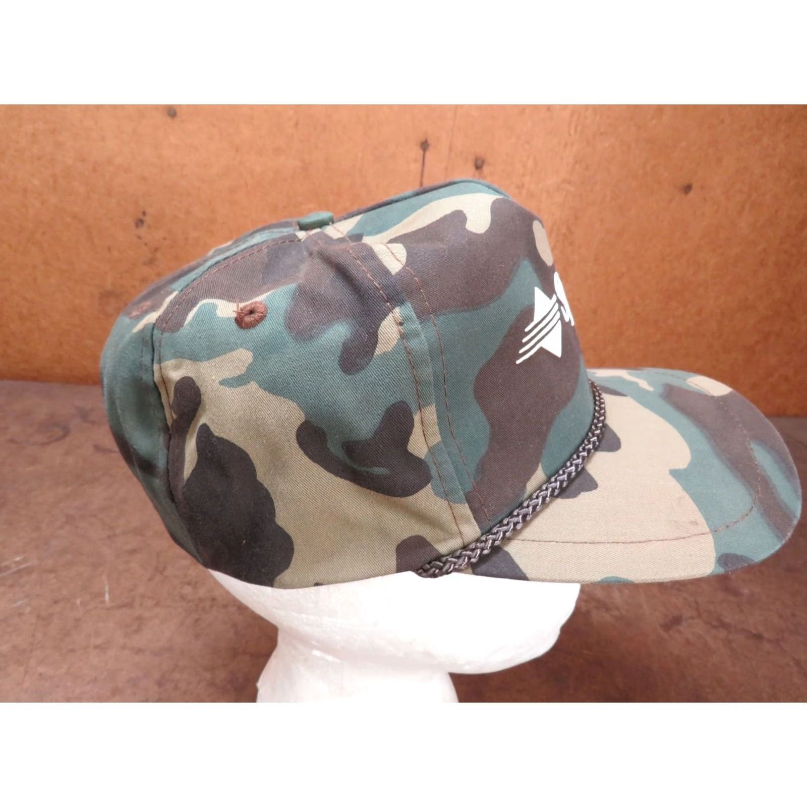 Vintage VINTAGE Hunting Deer Camo Snapback Hat Men One Size Green Old School Sprint Phone Advertising Unworn Size ONE SIZE - 4 Thumbnail