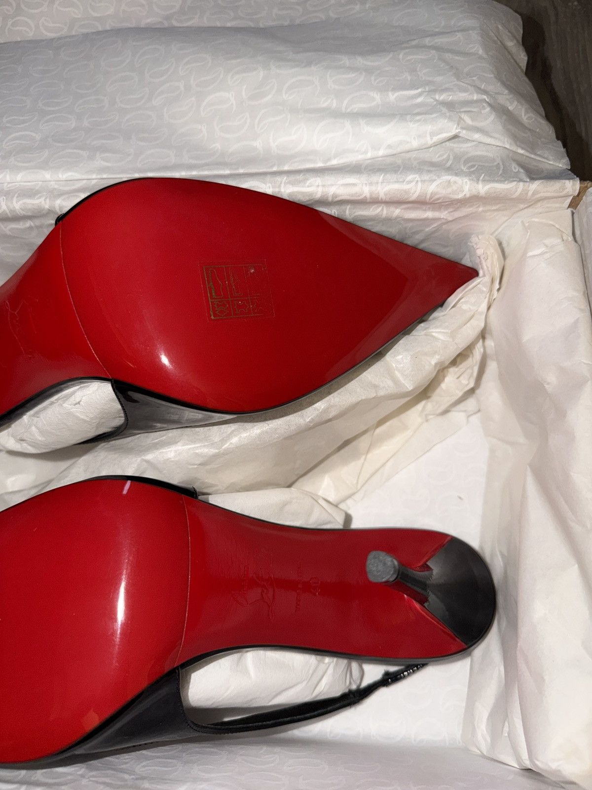 Christian Louboutin Christian Louboutin Miss Z Slingback 100 Heels Size US 9 / IT 39 - 3 Thumbnail