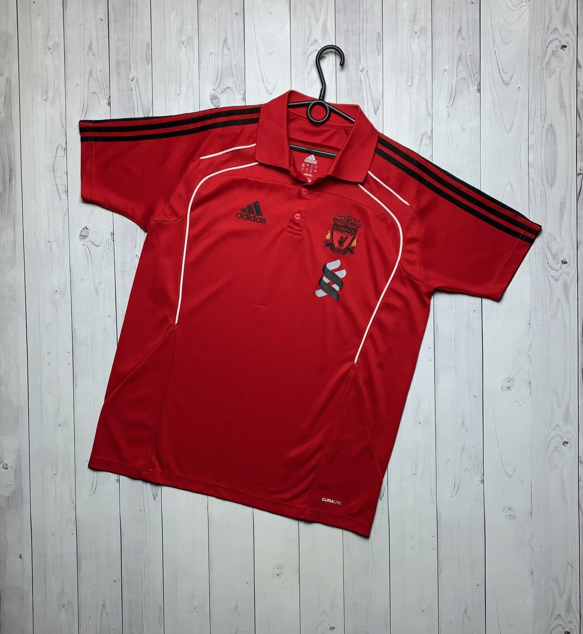 Adidas × Vintage Vintage adidas Liverpool polo red size M Size US M / EU 48-50 / 2 - 1 Thumbnail