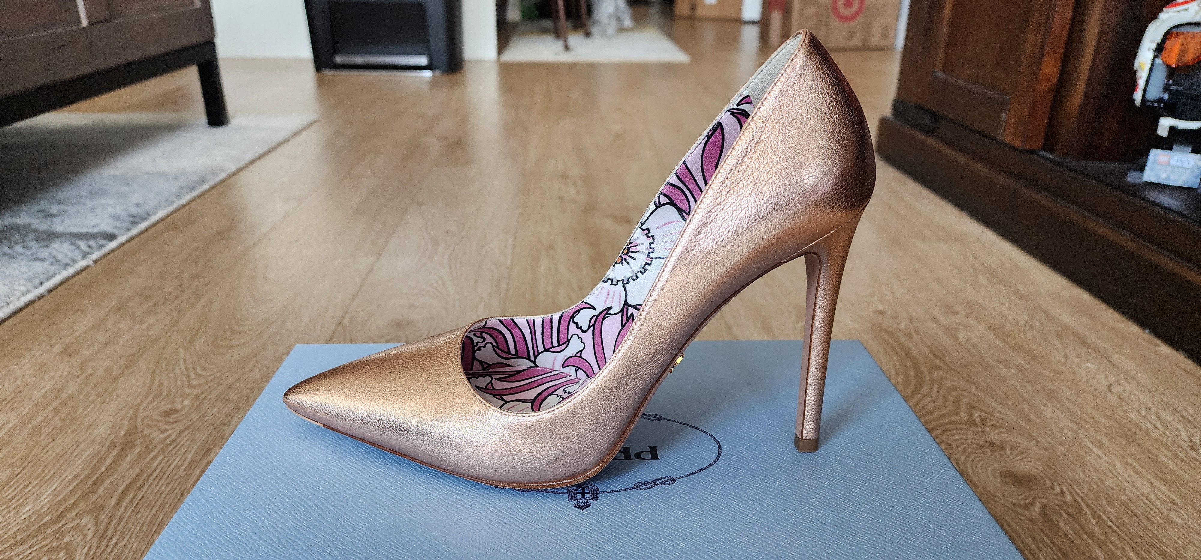 Prada Prada Clazature Donna Leather pump Size US 9.5 / IT 39.5 - 7 Thumbnail