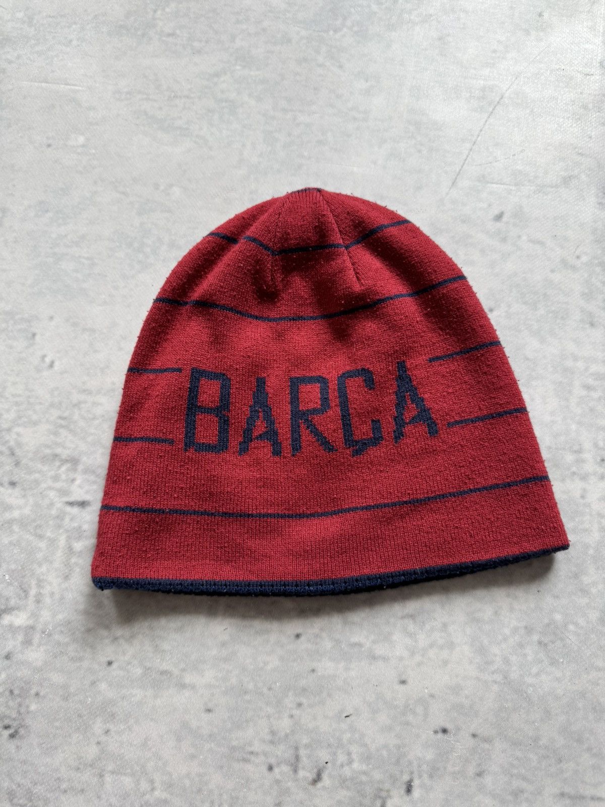 Nike Barcelona Nike two sided hat vintage Size ONE SIZE - 3 Thumbnail
