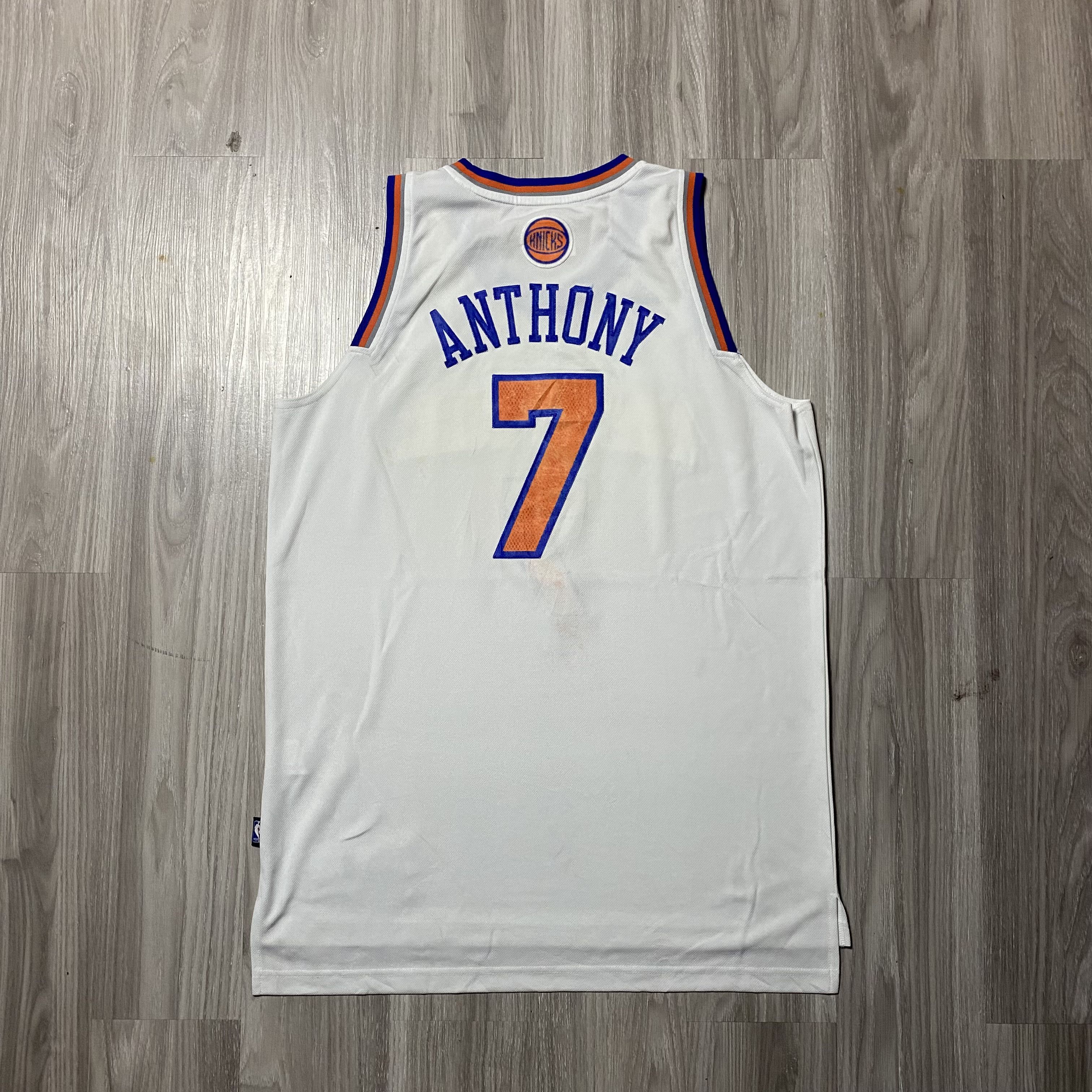 Adidas New York Knicks ( Nueva York ) Carmelo Anthony #7 Jersey NBA ...