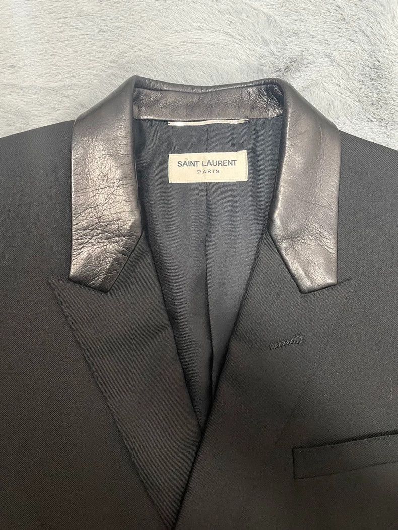Saint Laurent Paris Saint Laurent Double Breasted Black Blazer-2506 Size US M / EU 48-50 / 2 - 3 Thumbnail