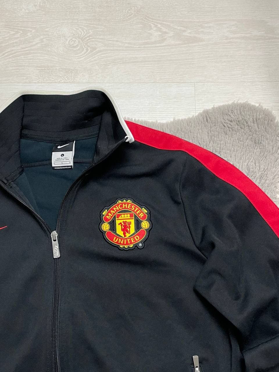 Nike Nike Manchester United Zip Hoodie Big Center Logo Oversized Size US L / EU 52-54 / 3 - 2 Thumbnail