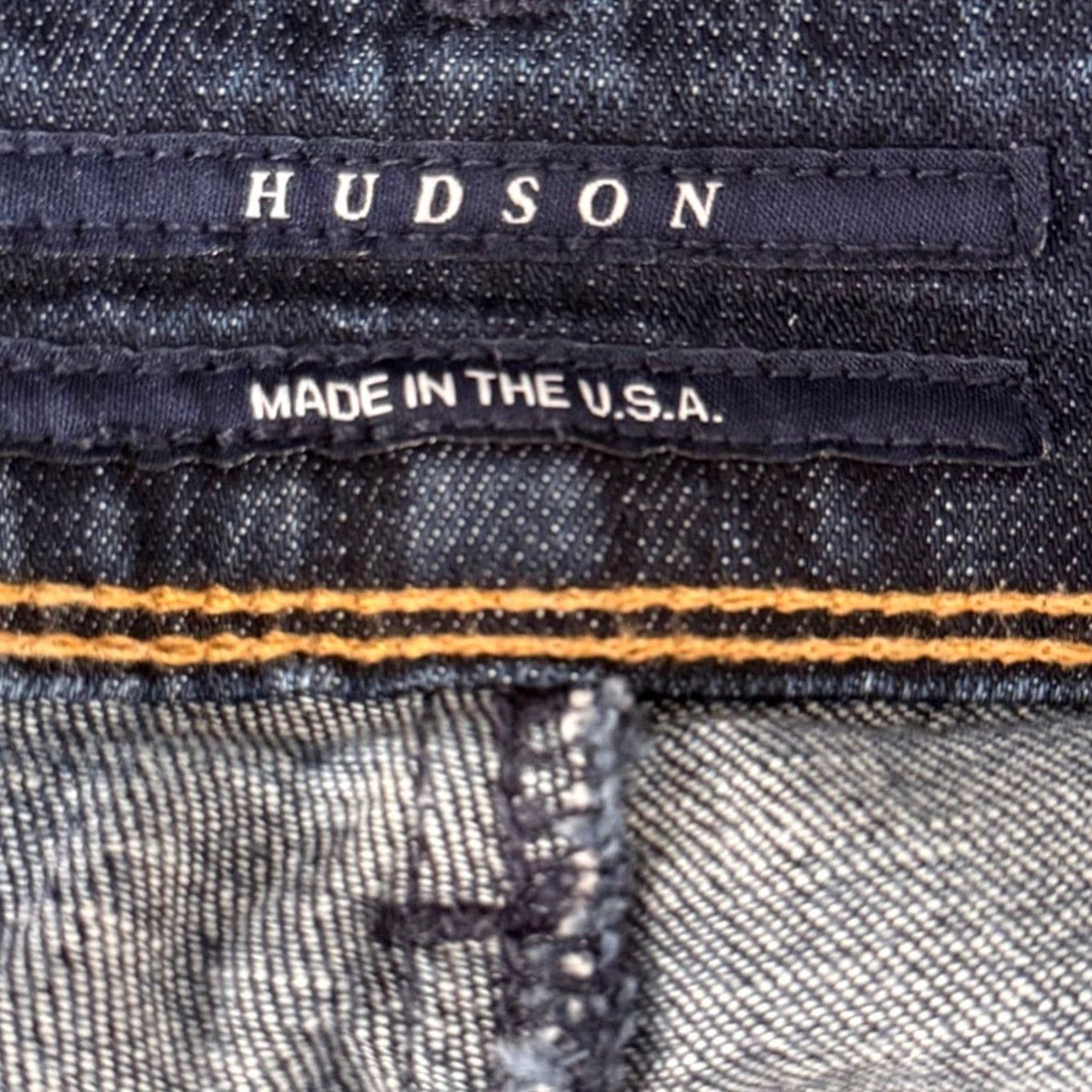 Hudson Hudson Jeans Skinny Straight Dark Wash 27 5-Pocket Denim Blue Regular Waist 30 Inseam 30 No Vintage Womens Jeans Size 27" / US 4 / IT 40 - 5 Thumbnail