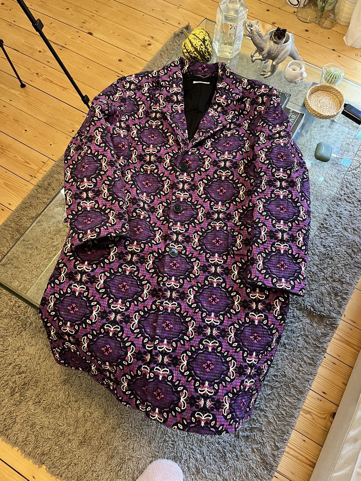 Dries Van Noten Dries Van noten runway quilted long coat Size US M / EU 48-50 / 2 - 2 Thumbnail