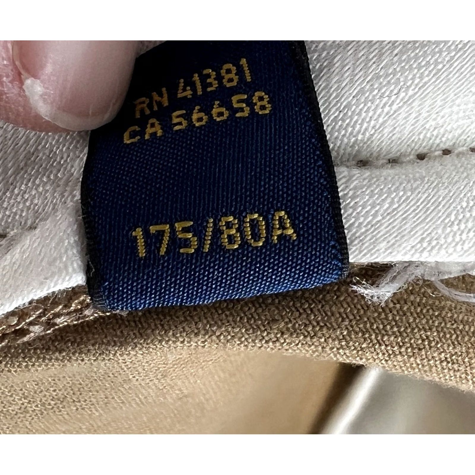Polo Ralph Lauren Polo Ralph Lauren Chino Pants Men's Beige Cotton Twill Flat Front Straight Leg 32x30 Regular Fit Size US XS / EU 42 / 0 - 7 Thumbnail