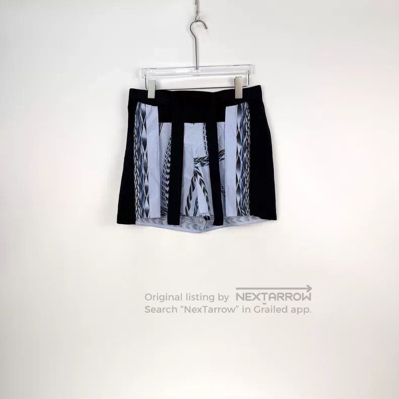 Hermes Hermes Blue Patchwork Design Drawstring Shorts Size 25" / US 0 / IT 36 - 3 Thumbnail